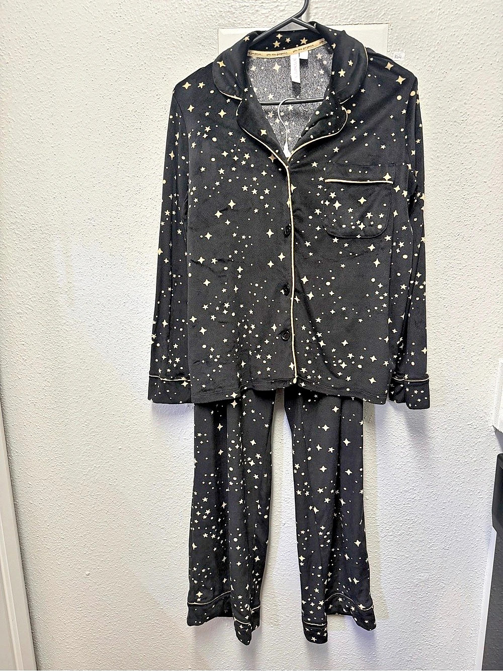 Joy Spun Star Print Pajama Set Size Small Like New
